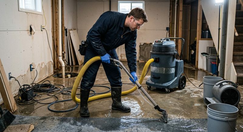 Basement Water Cleanup in Napa, CA