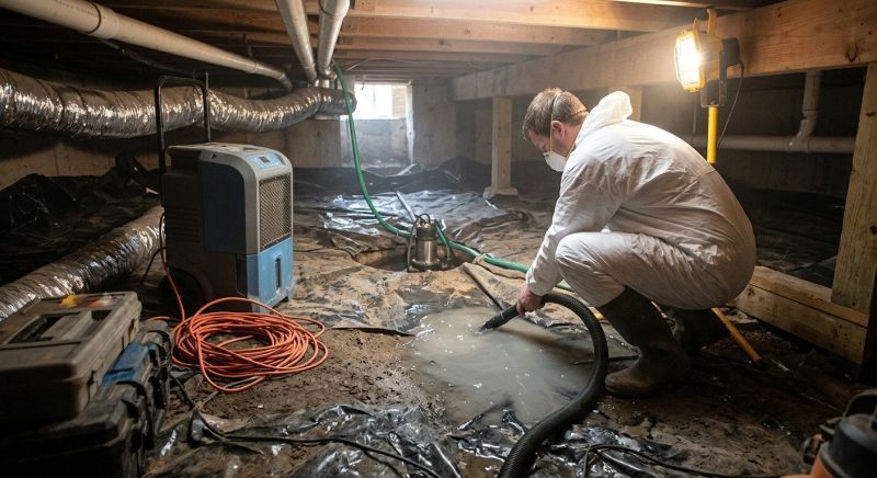 Basement Water Mitigation in Wilmington, NC