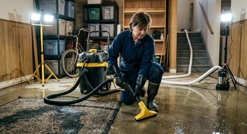 Basement Water Removal in Santa Rosa, CA