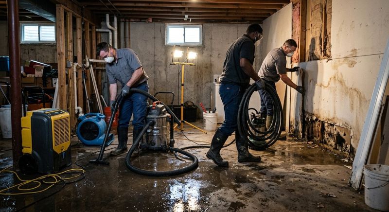 Crawlspace Water Restoration in Napa, CA