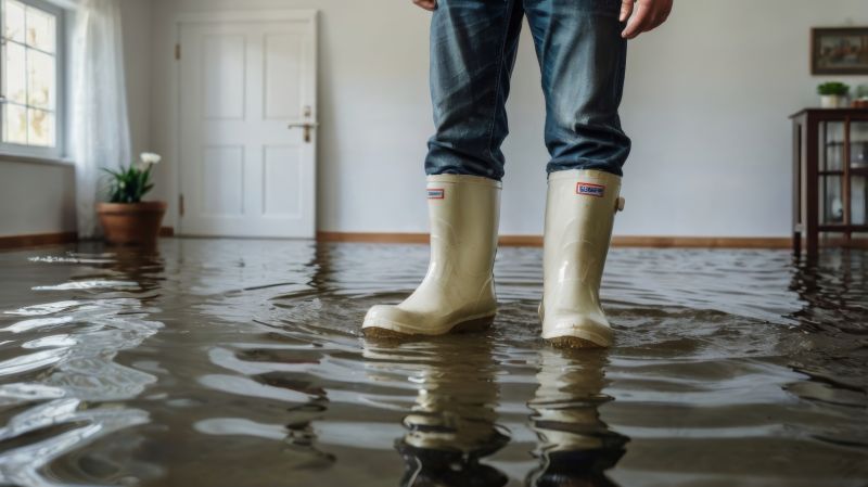 Water Damage Cleanup detail