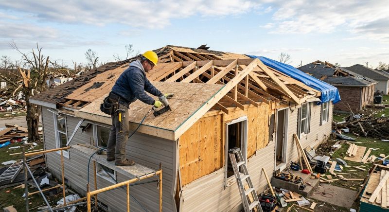 Storm Damage Restoration in Overland Park, KS