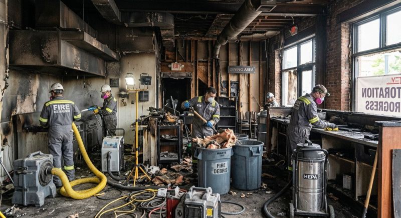 Commercial Fire Restoration in Scottsdale, AZ